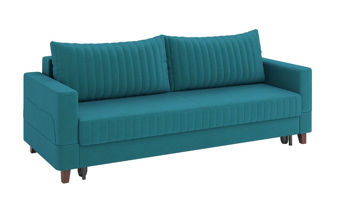 Диван - кровать ЕвроМагнат велюр тенерифе изумруд